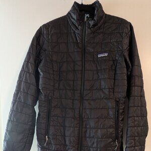 Black Patagonia Nano Puff jacket